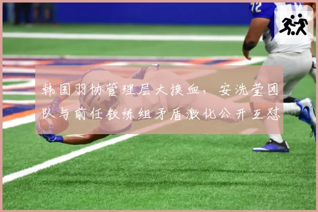 韩国羽协管理层大换血，安洗莹团队与前任教练组矛盾激化公开互怼